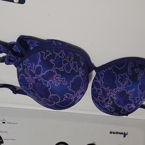 Victoria's Secret Purple Floral Bra